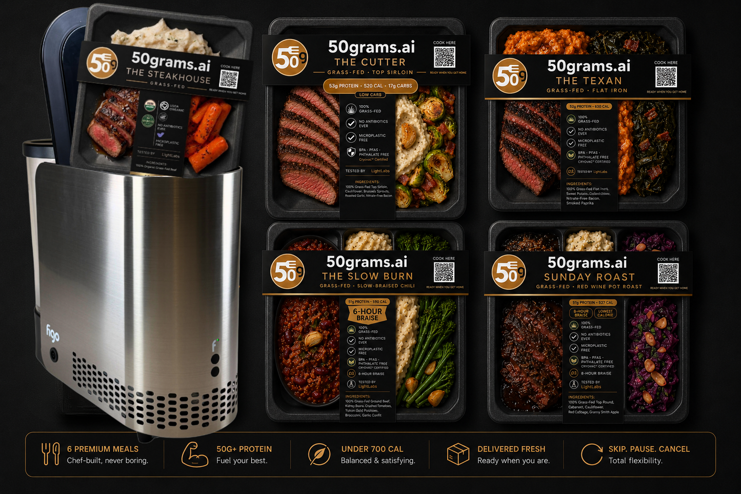 Figo Smart Cooker with Free 50grams Meals