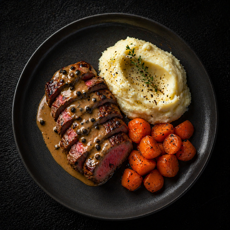 Walk in and eat.