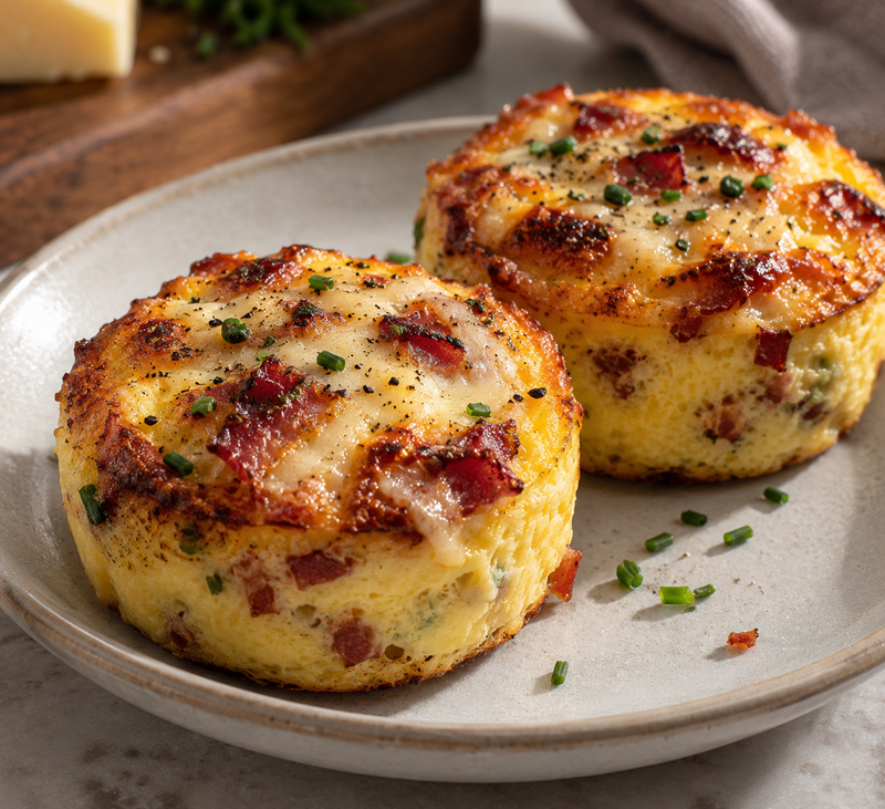 Bacon Gruyere egg bite